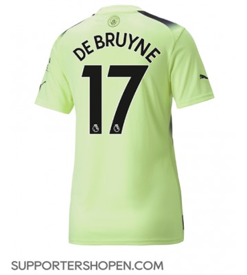 Manchester City Kevin De Bruyne #17 Tredje Matchtröja Dam 2022-23 Kortärmad